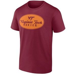 A4 Virginia Tech Hokies Maroon Logo T-Shirt (Medium)